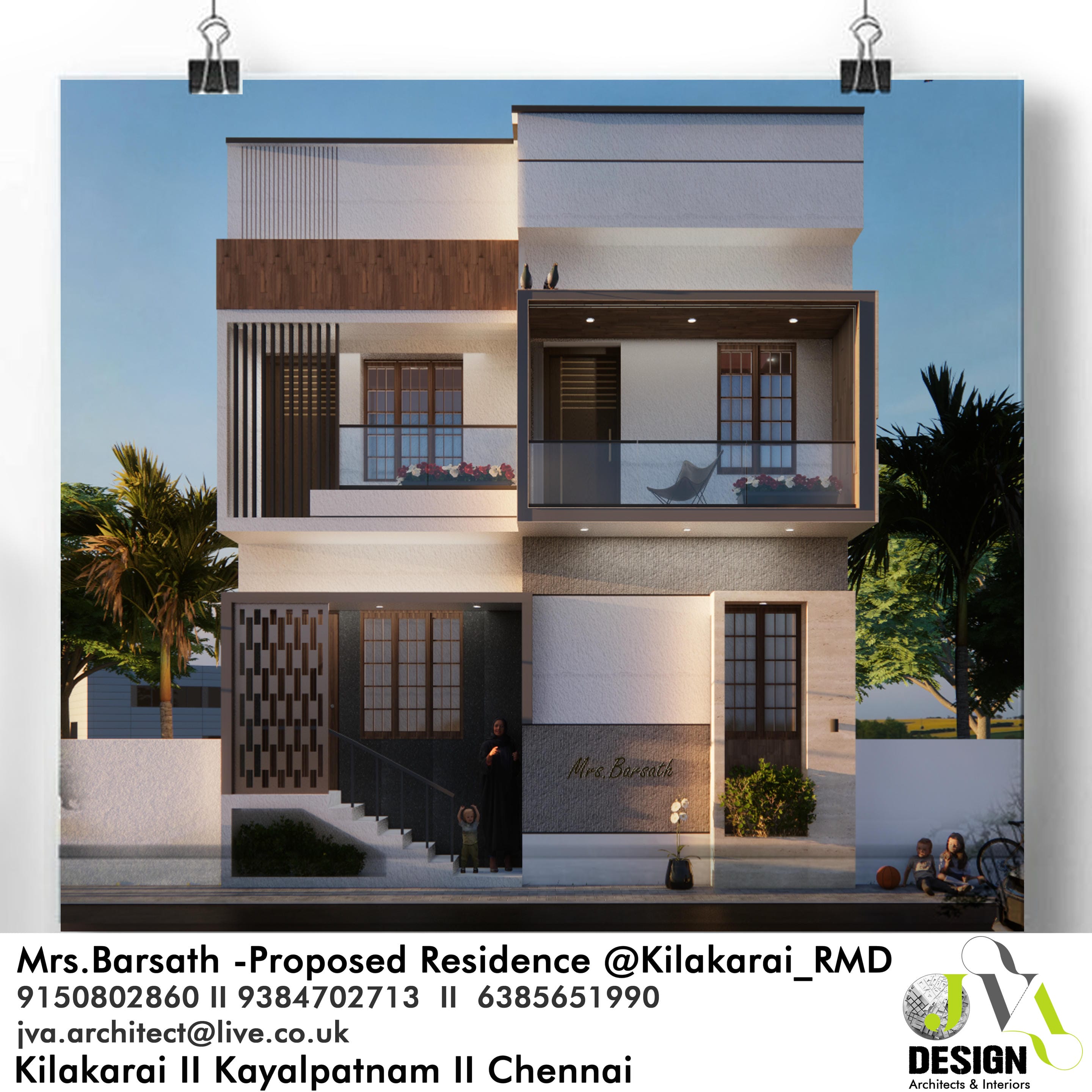 Mrs. Barsath Residence (Elevation 3)